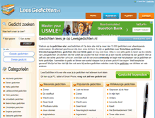 Tablet Screenshot of leesgedichten.nl
